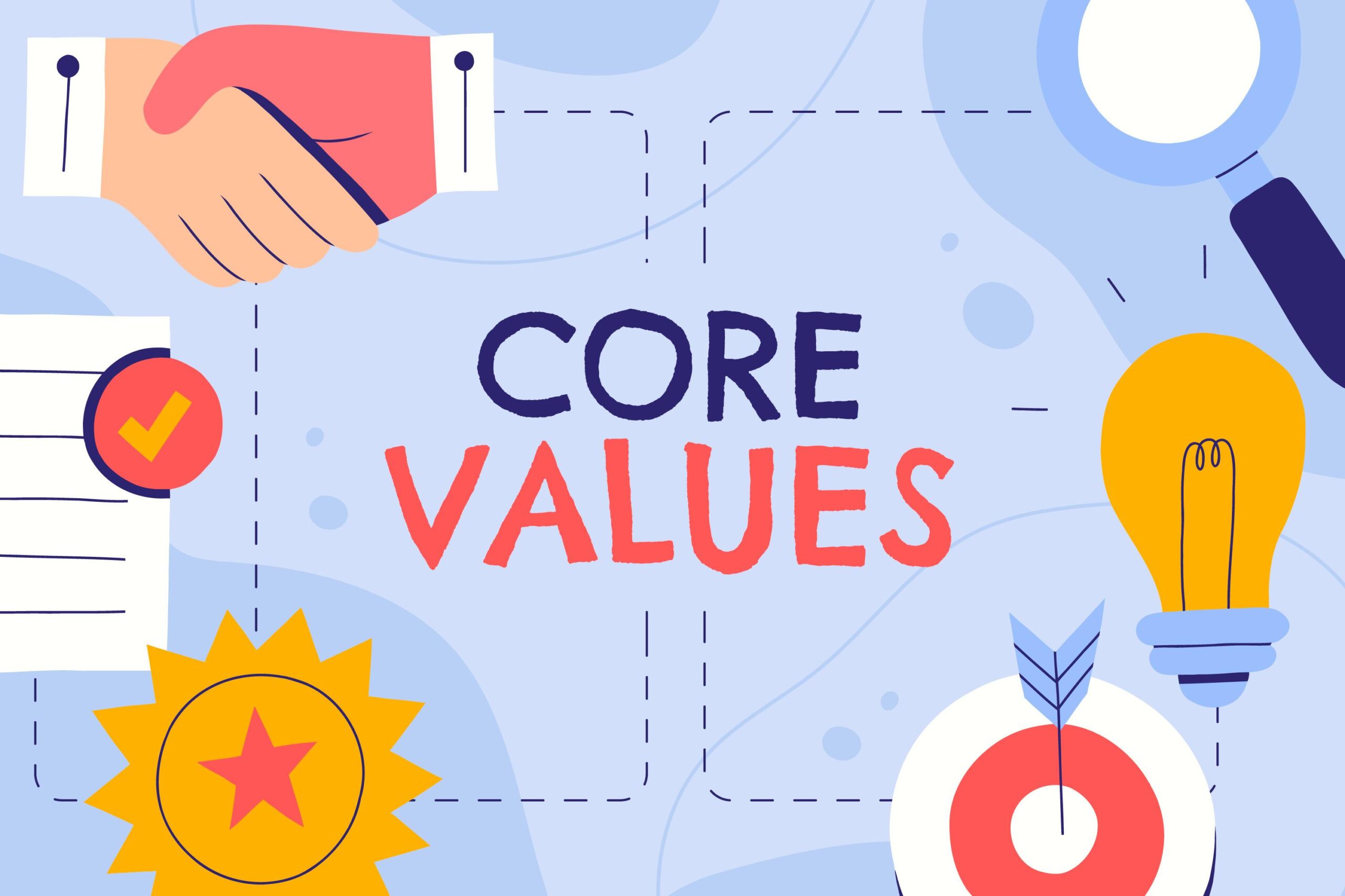 our core values image